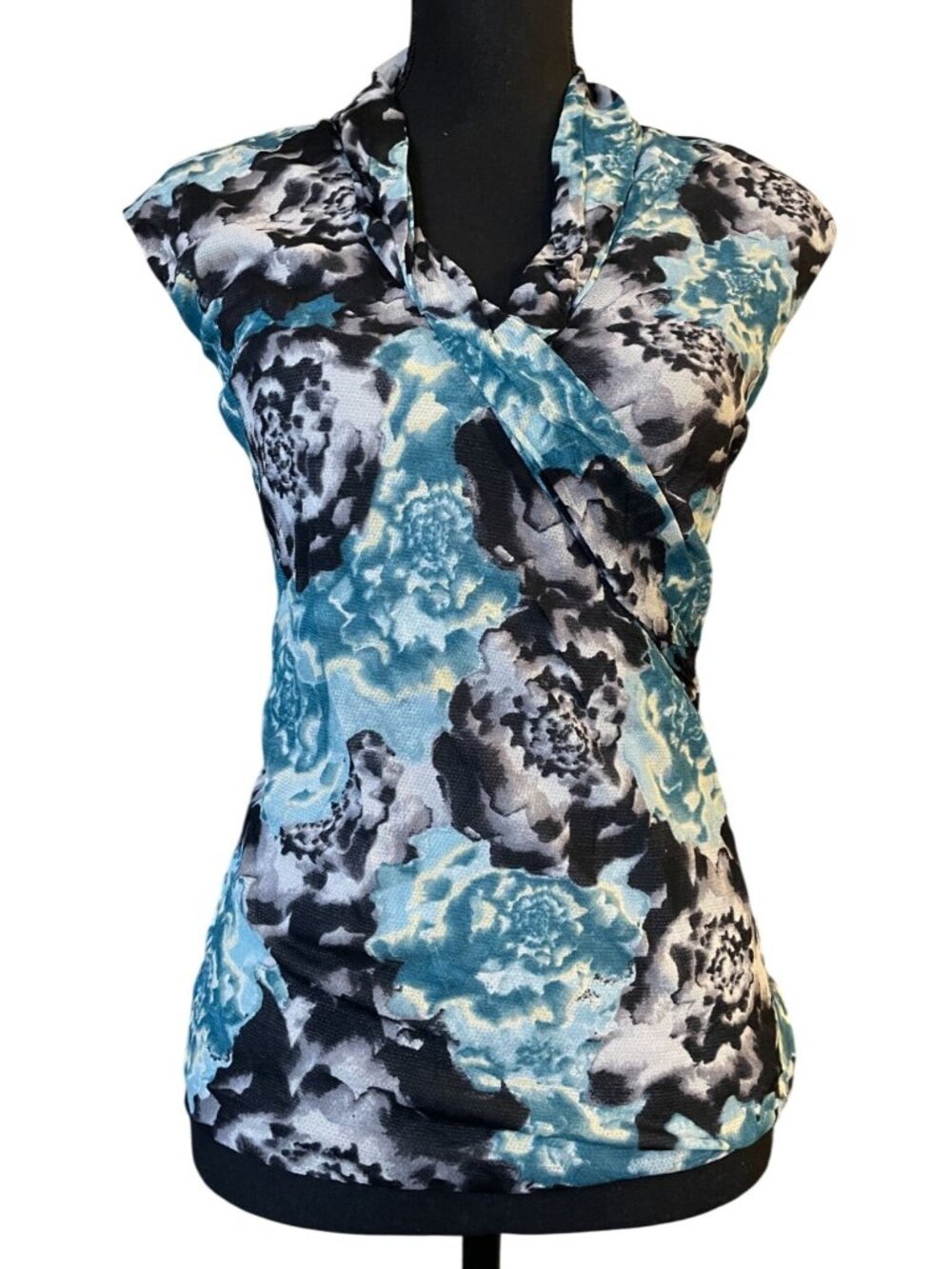 Classiques Entier Atelier Silk‑Blend Sleeveless Top – Watercolor Floral, Size M - Picture 2 of 10